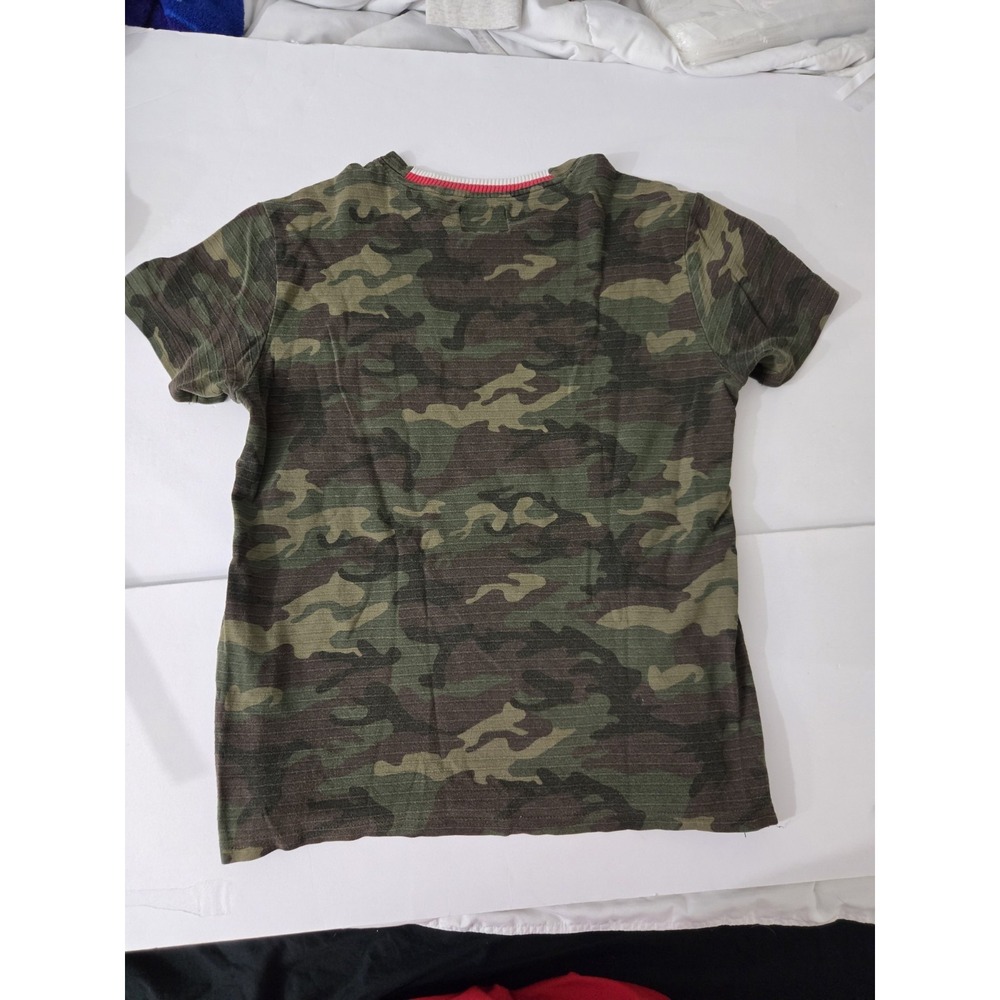 NOMAD Mens M Camo Slub Knit Pocket T-Shirt Green Camouflage Crew Neck Size...‎